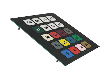 PCB membraanin kytkinti